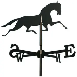 Outils Et Nature - Girouette Cheval en fer forgé petit modèle pas cher