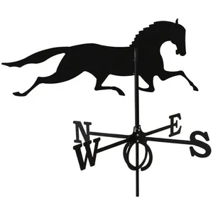 Outils Et Nature - Girouette Cheval en fer forgé grand modèle pas cher