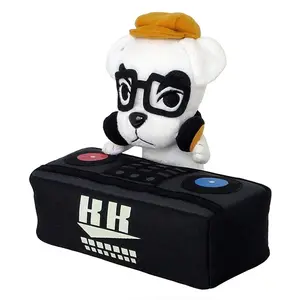Nintendo Together Animal Crossing - Peluche Dj K.K. 17cm pas cher