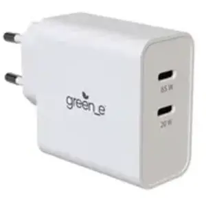 Chargeur 2 Usb-c Écoconçu 65 + 20 W - Gr6105 - Blanc Green-e pas cher