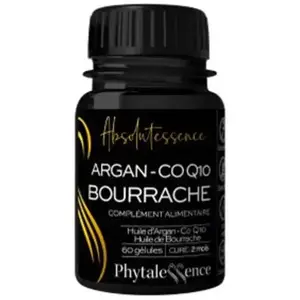 Phytalessence Argan Bourrache Q10 60 Gélules