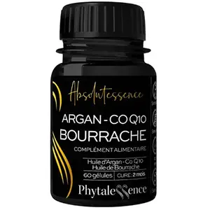 Phytalessence Argan Bourrache Q10 60 gélules pas cher