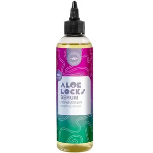 Comparateur de prix : Sérum réparateur - Aloe Locks - Aloe vera & romarin - Cheveux texturés - 250 ml