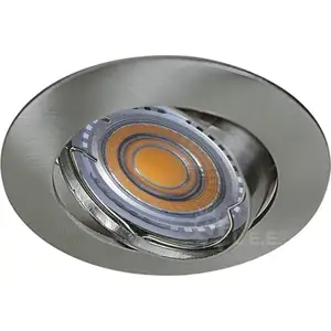 Spot LED encastrable orientable - LAMPESECOENERGIE - Alu brossé - Blan... pas cher