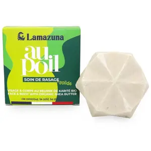 Comparateur de prix : Pain de rasage solide peau normale Thé vert Citron LAMAZUNA