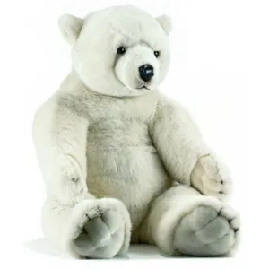 Hansa Peluches Géantes Anima Ours Polaire Assis 100cm H pas cher