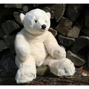 Anima Ours Polaire Assis 70cm pas cher