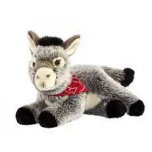 Anima Peluche âne couché bandana 24 cm pas cher