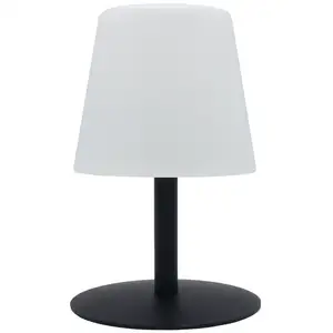 Comparateur de prix : Lumisky Lampe De Table Sans Fil Led Standy Mini Dark Noir Acier H25cm