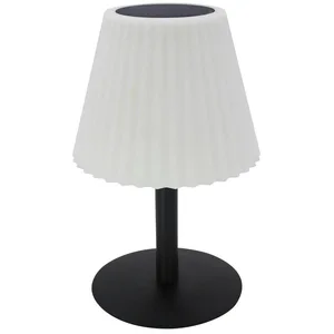 Comparateur de prix : LUMISKY Lampe de table solaire 2 en 1 LADY SPIKE BOUFFANT Blanc Acier H62cm TU