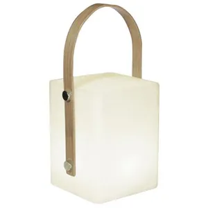 Comparateur de prix : Lumisky - Lanterne sans fil led multicolore tiky Bois clair Bambou H27CM