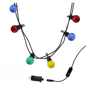 Comparateur de prix : LUMISKY Lot de 2 Guirlandes lumineuses extérieur connectable 10 globes...