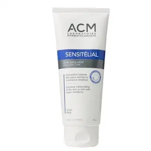 Comparateur de prix : Soin émollient ACM Sensitélial 500ml - Hydrate les peaux sèches et sensibles - Blanc
