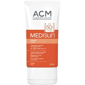 ACM Medisun crème solaire invisible spf50+ tube 40ml pas cher