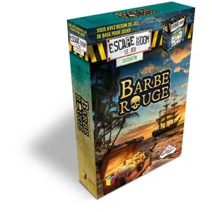 Comparateur de prix : RIVIERA GAMES Escape Room Pack Extension Le trésor de Barbe Rouge Identity Game