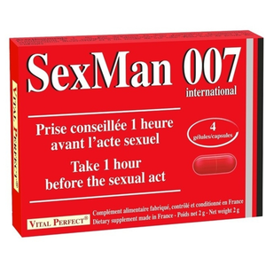 VITAL PERFECT Aphrodisiaque SexMan 007 pas cher