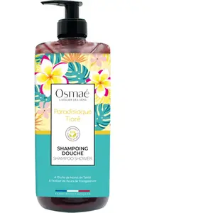 Comparateur de prix : Osmaé Shampoing Douche Paradisiaque Tiaré Flacon Pompe 1L