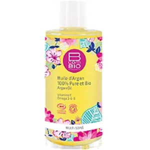 B com bio huile d'argan 100% pure et bio multi-soins 50ml