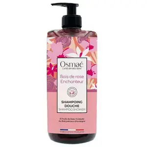 Comparateur de prix : Osmaé OSMAE Collection florale - Shampooing douche Bois de Rose enchanteur n°53 1L