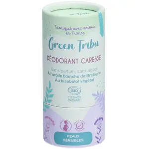 Green Tribu Déodorant caresse Argile blanche de Bretagne