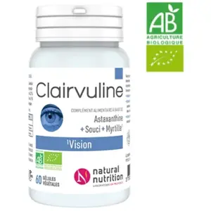 NATURALNUTRITION NATURAL NUTRITION Clairvuline Vision x60 gélules pas cher