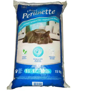DEMAVIC Litière pour chats sensibles - Perlinette 15kg - Minérale - Agglomérante