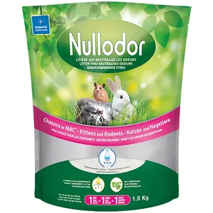 1,5kg Litière de silice Nullodor - Litière pour chaton et rongeurVendu parzooplus