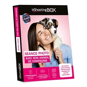 Comparateur de prix : Coffret cadeau LaShootingBox Séance photo Maître et animal