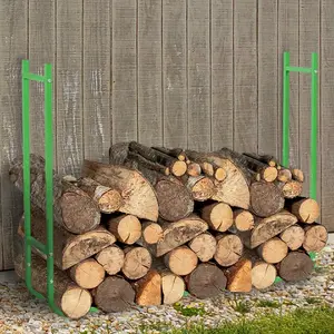 ProBache Range bûche extensible en métal - ID MARKET - Vert - Acier pas cher