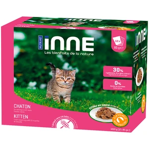 NUTRIVET - INNE Chat - Sachet FRAICHEUR - Chaton - Volaille - 12 * 85g pas cher