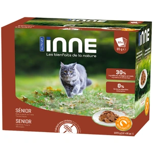 NUTRIVET - INNE Chat - Sachet FRAICHEUR - Chat sénior - Volaille - 12 * 85g pas cher
