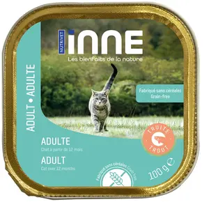 Nutrivet - INNE Chat - TERRINE - Adulte - Truite 100g pas cher
