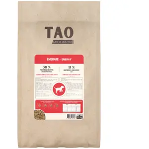 18 kg Nutrivet TAO Energy pour chien, croquettes pour chien pas cher