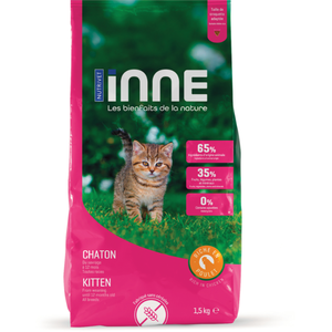 Comparateur de prix : NUTRIVET Nutrivet Croquettes Au Poulet Inne - Pour Chaton - 1,5 Kg