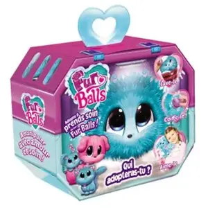 Peluche Tf1 Games Fur Balls Bleu Modèle aléatoire pas cher