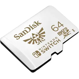 Carte Mémoire Msd Switch 64go 100mb/s Pour Console Nintendo Switch Sandisk pas cher