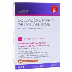 Comparateur de prix : PHARMNATUREMICRONUTRITON PHARM NATURE Collagène Marin de L'Atlantique - Peau sublimé - Antiage 325g
