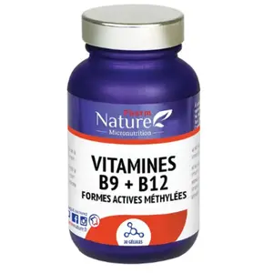 Comparateur de prix : Pharm Nature Micronutrition Vitamines B9 + B12 30 gélules