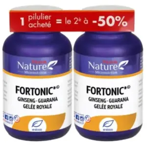 Pharm Nature Micronutrition Fortonic Tonus et Vitalité - 2x40 gélules pas cher