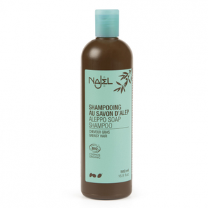 Najel - Shampoing 2 en 1 cheveux gras au savon d'Alep 500 ml - Najel pas cher