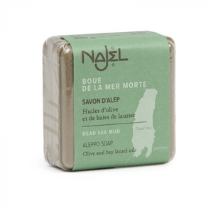 Najel - Savon d'alep Exfoliant à la Boue de la Mer Morte - 100 g pas cher