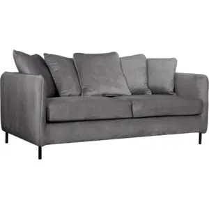 CAMIF Canapé convertible velours Olympe pas cher