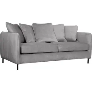 CAMIF Canapé convertible velours Olympe pas cher