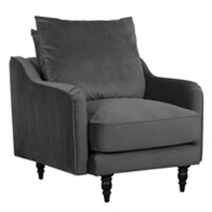 Fauteuil velours Olie 