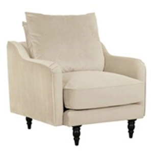 Fauteuil velours Olie 