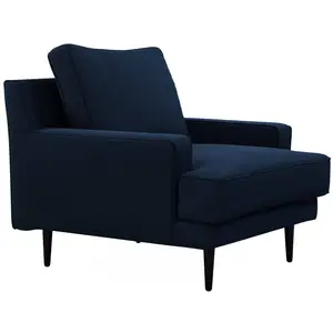 Fauteuil tissu velours Oscar CAMIF EDITION pas cher