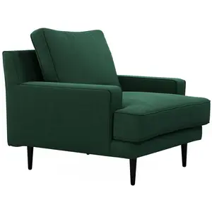 Fauteuil tissu velours Oscar CAMIF EDITION pas cher