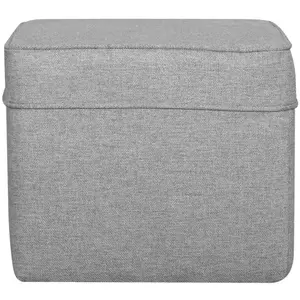 Pouf carré tissu Ondine CAMIF Vendu parcamif
