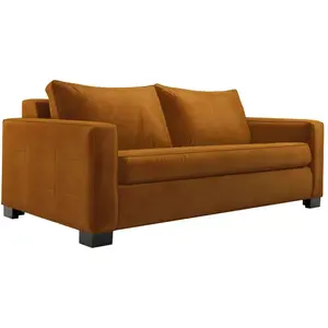Canapé convertible velours Octave CAMIF pas cher