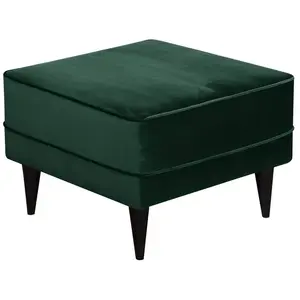 Repose-pieds velours Oscar CAMIF EDITION 